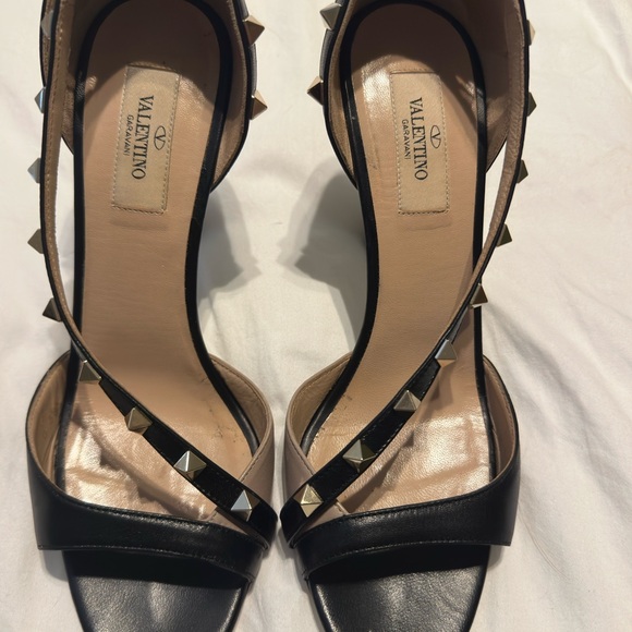 Valentino Rockstud Leather Sandles 8 1/2 - Picture 2 of 7